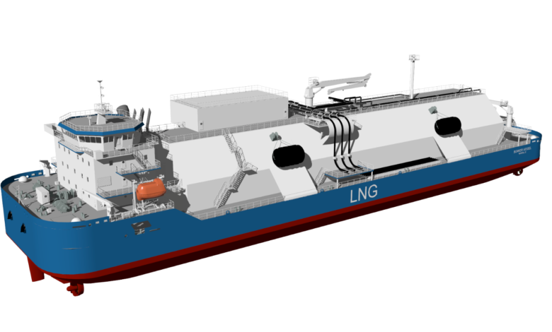 eBlue_economy_Bureau Veritas approved in principle to the innovative design LNG bunkering vessel