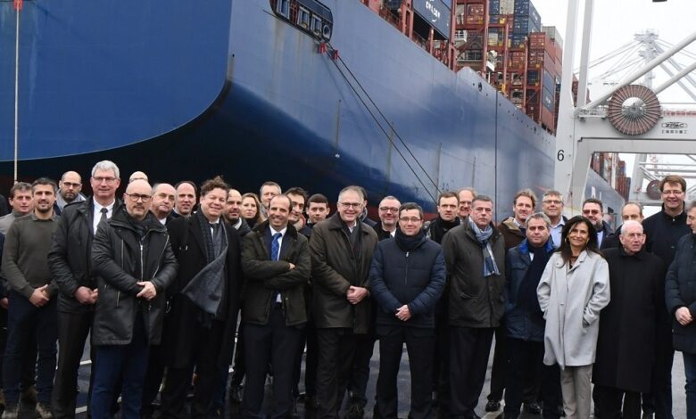 eBlue_economy_ CMA CGM and the Port of Dunkirk inaugurate