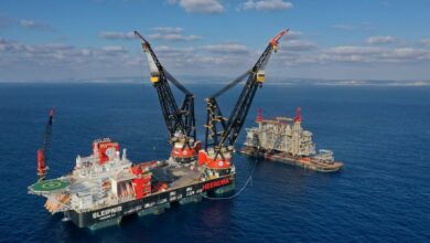 eBlue_economy_Tomorrow will arrive the World’s Largest semi submersible crane vessel Sleipnir to the Port of Roterdam