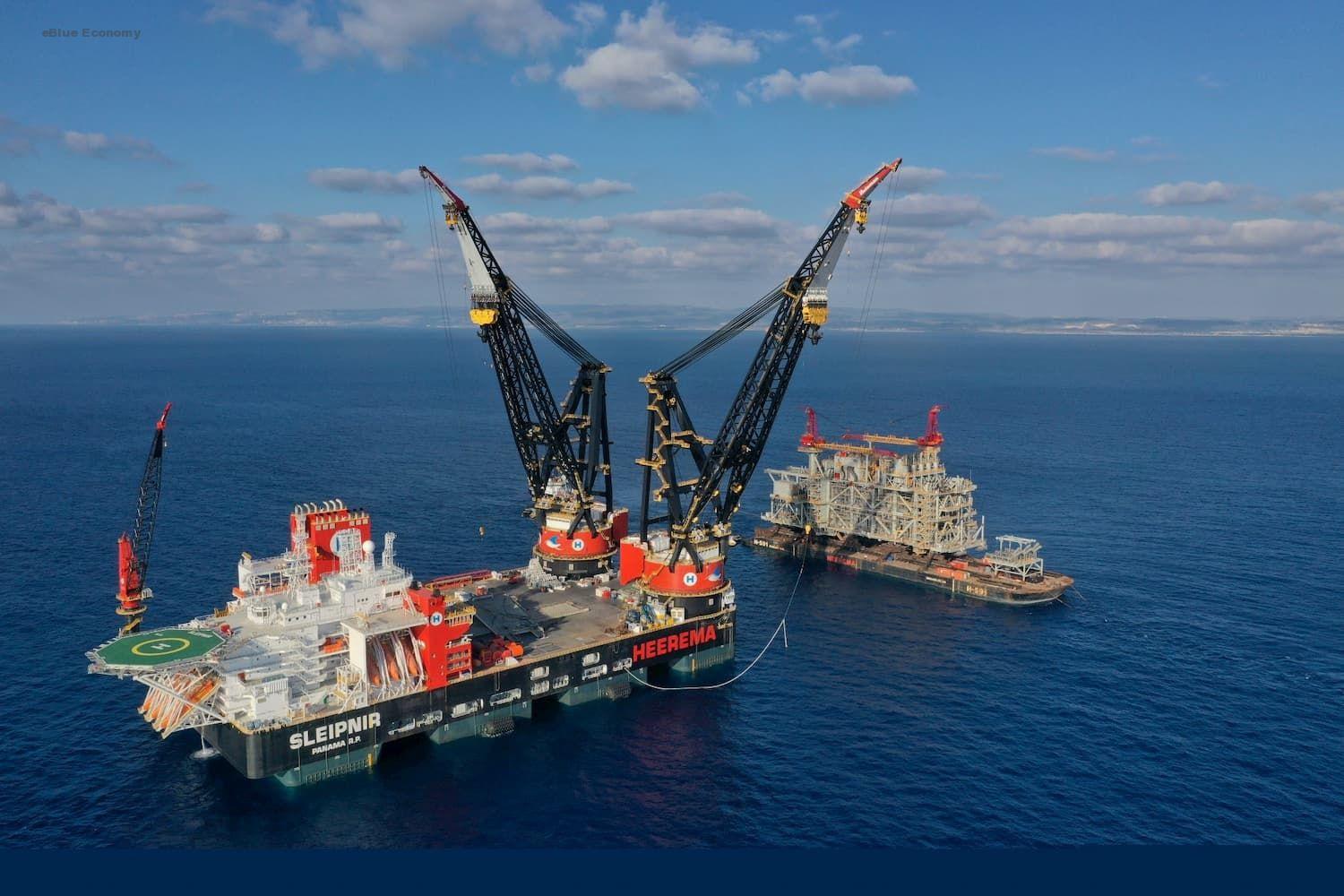 eBlue_economy_Tomorrow will arrive the World’s Largest semi submersible crane vessel Sleipnir to the Port of Roterdam