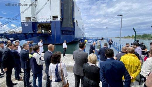 eBlue_economy_The opening ceremony for the new RO-RO BERTH in port of Koper