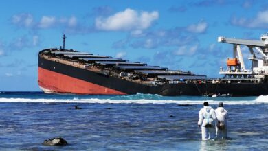 eBlue_economy_ Assisting in MV Wakashio oil spill response