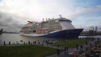 eBlue_economy_Mardi Gras sailed into Cruise Port Rotterdam