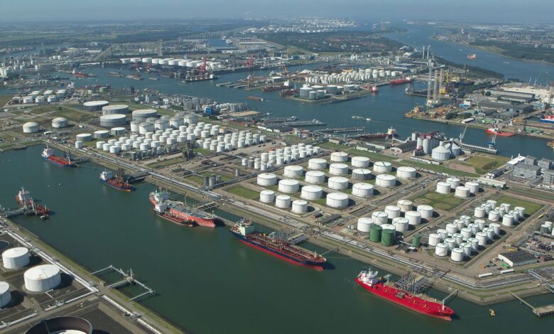 eBlue_economy_New tank storage terminal for Marvesa at Botlek in Rotterdam Harbor