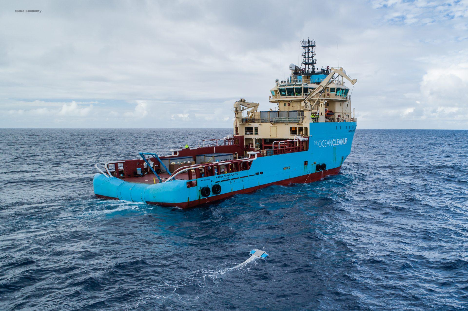 eBlue_economy_ Maersk- The Ocean Cleanup extend relationship with new three-year partnership