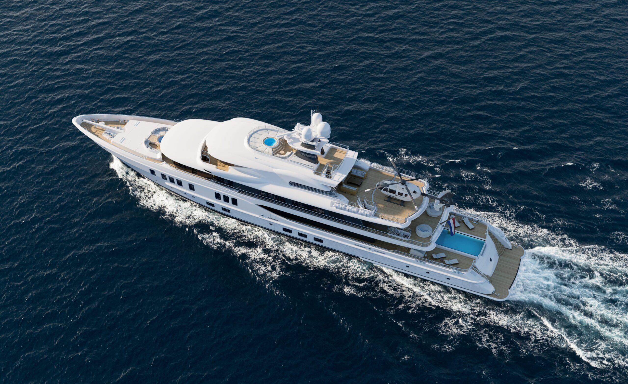 eBlue_economy_New 74-metre Amels 242 arrives in Holland following sale