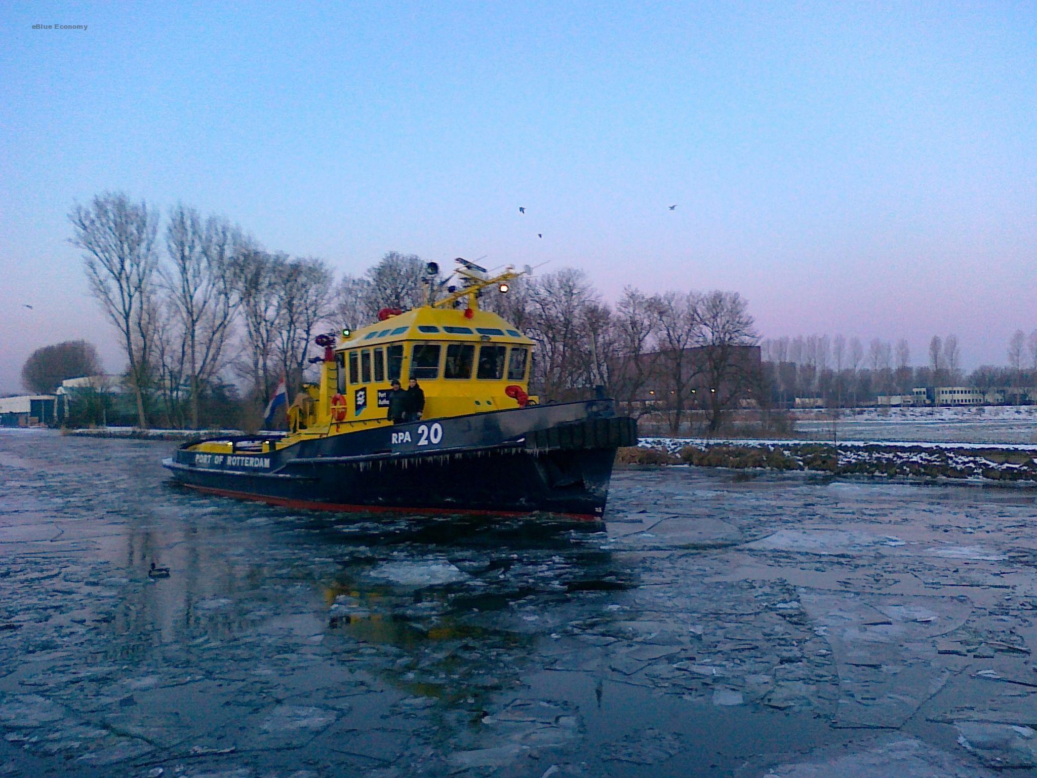 eBlue_economy_Last icebreaker leaves port of Rotterdam