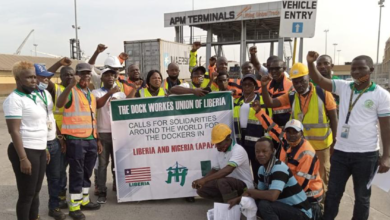 eBlue_economy_ITF Dockers union victory at Liberian APMT