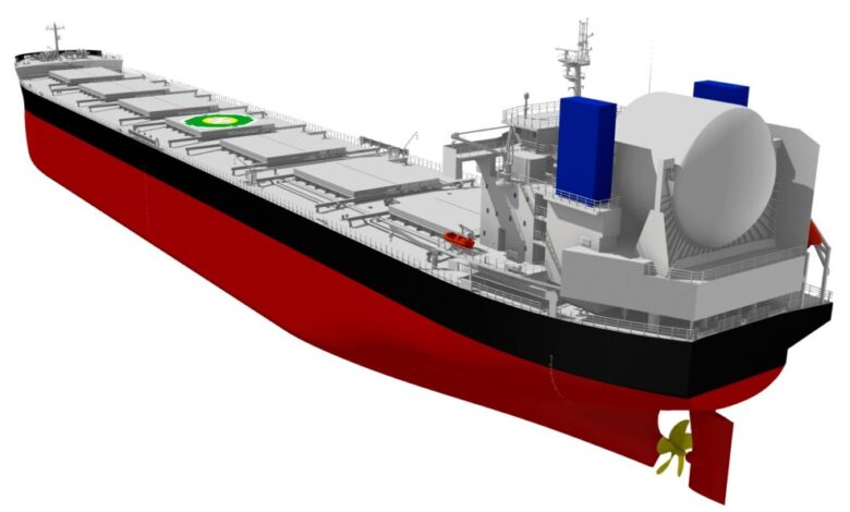 eBlue_economy_Tsuneishi Shipbuilding’s LNG Fuel Bulk Carrier Design Receives AiP