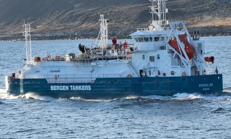 eBlue_economy_Bergen Tankers put into service its LNG bunker vessel