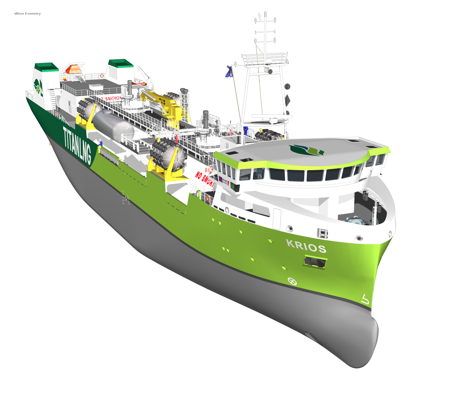 eBlue_economy_New LNG bunkering barge from Titan LNG to supply Zeebrugge and English Channel regions