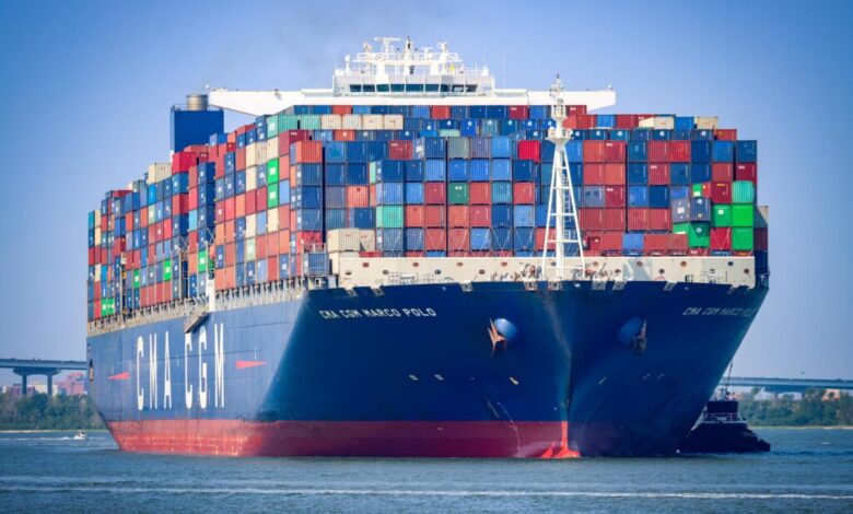 eBlue_economy_South Carolina Ports welcomes record-breaking CMA CGM MARCO POLO