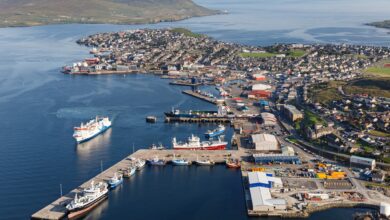 eBlue_ec Lerwick Port Authority contributed to dispose of around 250 meters of plastic pipe recovered adrift in the North Seaonomy_