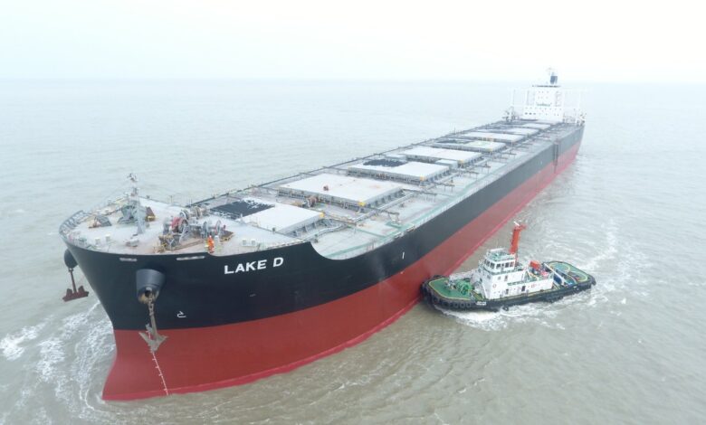eBlue_economy_Capesize vessel calls at Sagar for the first time in the history of Kolkata port