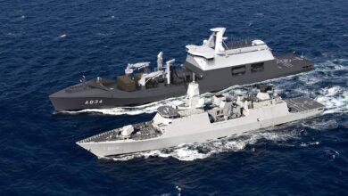 eBlue_economy_Damen Shipyards Galati lays keel of Combat Support Ship