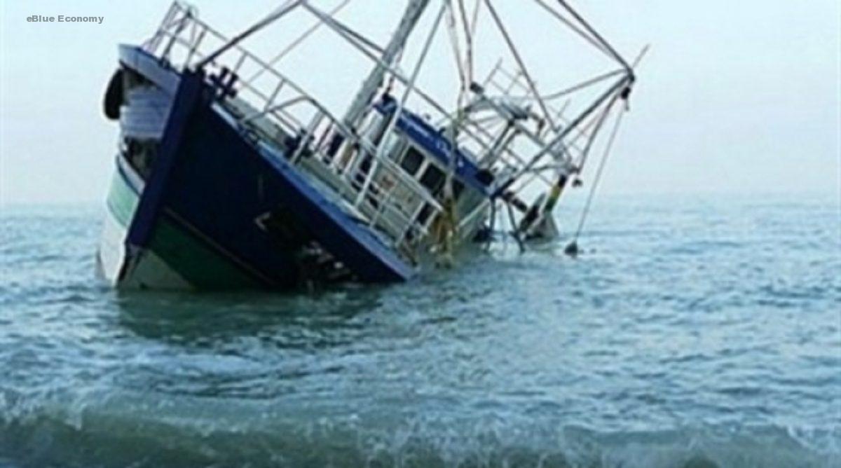 eBlue_economy_غرق مركب صيد _صورة ارشفية