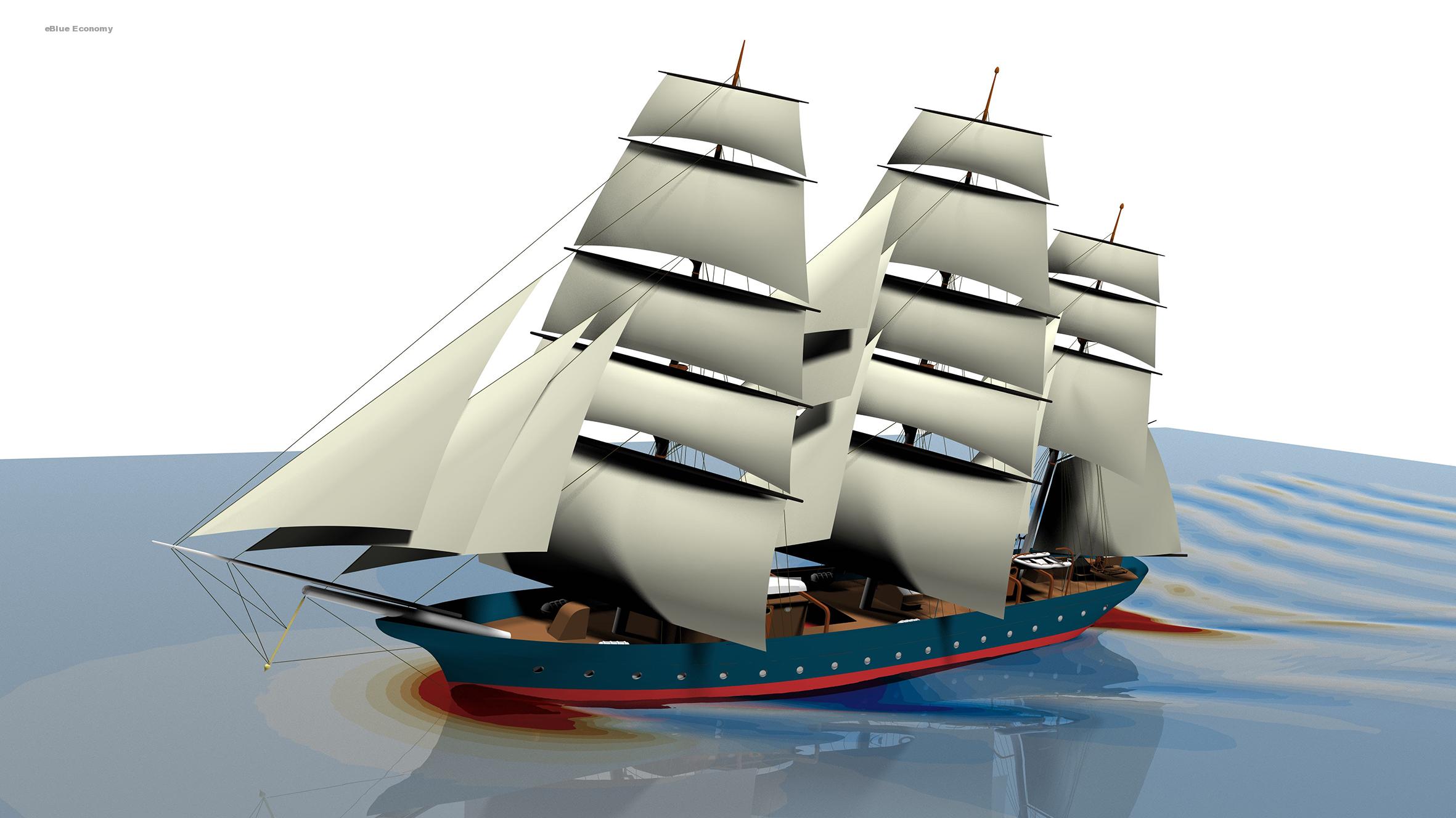 Shipbuilding Design Of The First Ecoclipper Ship Blue Economy موقع بحري شامل