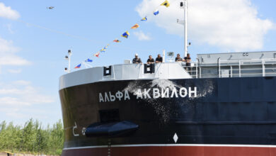 eBlue_economy_Krasnoye Sormovo shipyard launches RSD59 ship Alfa Aquilon
