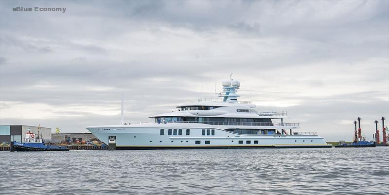 Blue_economy_ Amels has launched that the 74-metre superyacht Project Shadow