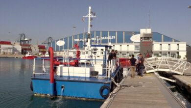 eBlue_economy_ The Port of València removes 480 kilos of floating waste in the first half of the yea