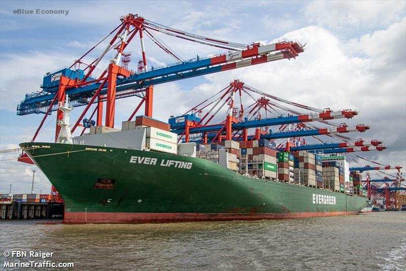 eBlue_economy_EVER container ship accident in Rio de la Plata, Uruguay