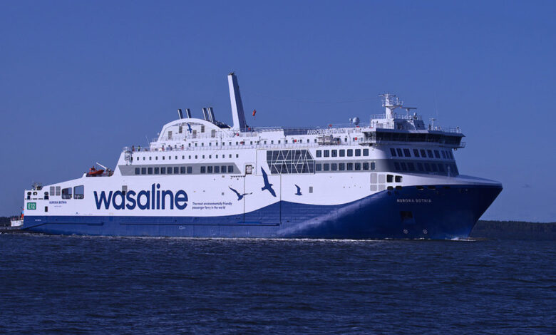 eBlue_economy_Wasaline receives RMC-built green ferry Aurora Botnia