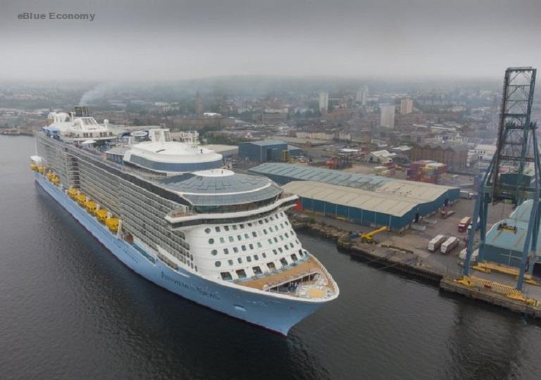 eBlue_economy_First cruise ship calls at Greenock since pandemic struck