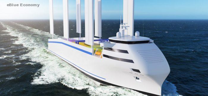 eBlue_economy_France's development of its innovative wingsail solution to help decarbonize the maritime transport industry.
