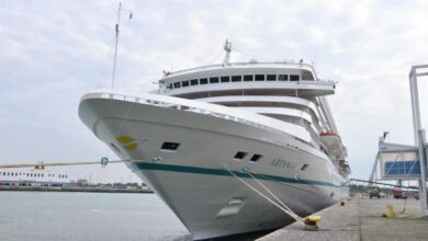 eBlue_economy_MS Artania symbol for the future of cruises in Zeebrugge