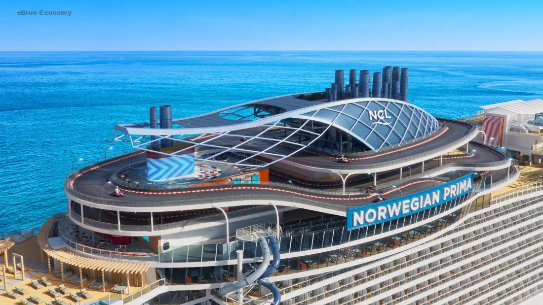 eBlue_economy_New cruise ship to feature world's first free-fall dry slide at sea and a three-level racetrack