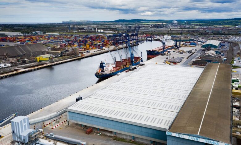 eBlue_economy_PD Ports celebrates 60% increase in bulk cargo volumes one year since opening Teesport Bulks Terminal