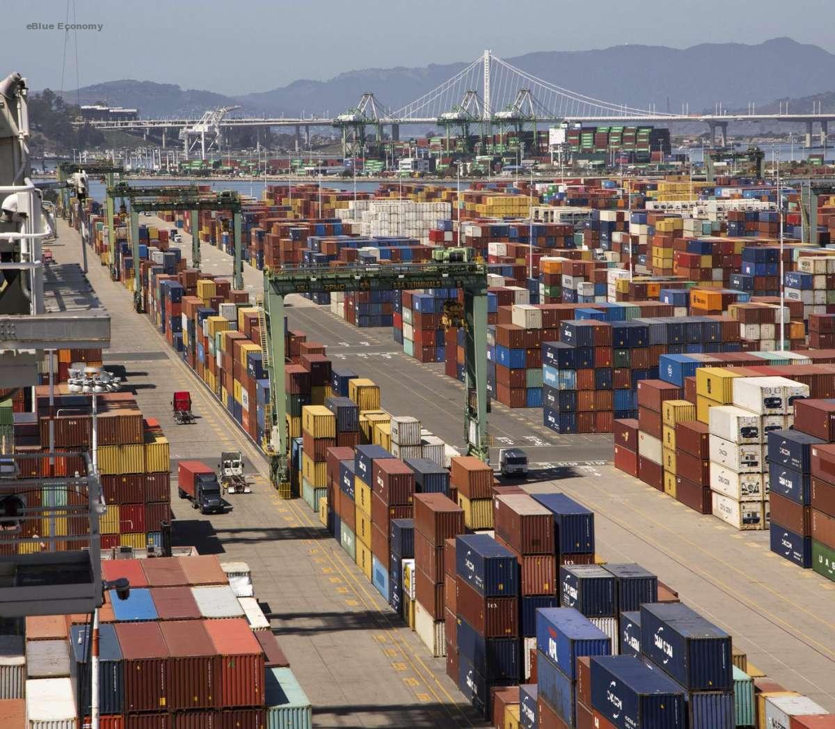 eBlue_economy_Port of Oakland import volume edged up in August 2021