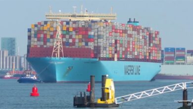 eBlue_economy_Record container shipment arrives in Rotterdam port
