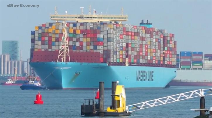 eBlue_economy_Record container shipment arrives in Rotterdam port