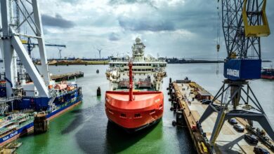 eBlue_economy_The most advanced polar research vessel in the world departs Damen Shipyards for Australia
