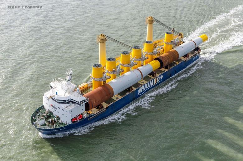 eBlue_economy_umbo’s vessel Fairmaster completed the final shipment for the Hornsea Two offshore wind farm