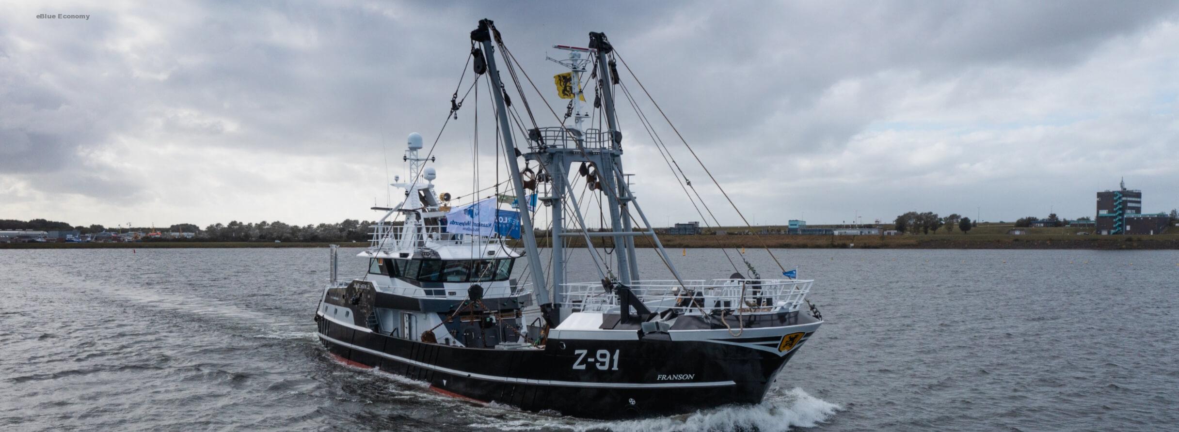 eBlue_economy_Damen Maaskant Shipyards Stellendam delivers 38-metre Beam Trawler to Rederij Long Ships