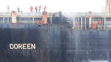 eBlue_economy_Fire on cargo deck extinguished by crew, Malacca Strait