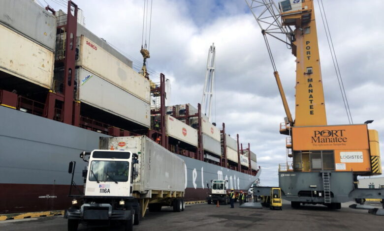 eBlue_economy_Port Manatee, Del Monte extend import hub relationship
