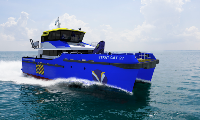 eBlue_economy_Strategic Marine Wins Order for 6 + 6 Strat Cat 27 Crew Transfer Vessels