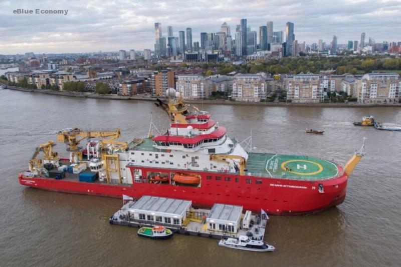 eBlue_economy_UK’s new polar research ship docks in London after sea trials