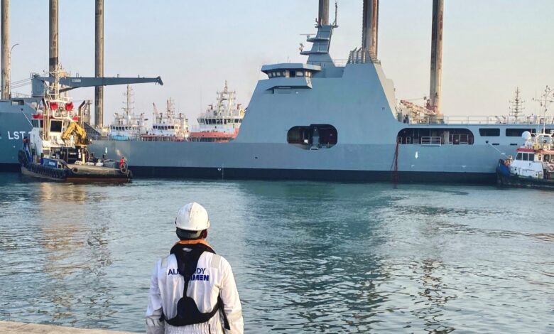 eBlue_economy_New Damen Landing Ship Transport (LST) 100 for Nigerian Navy launched