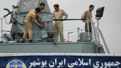 eBlue_economy_البحرية الإيرانية تحتجز سفينة بحخة تهرب سولار في الخليج