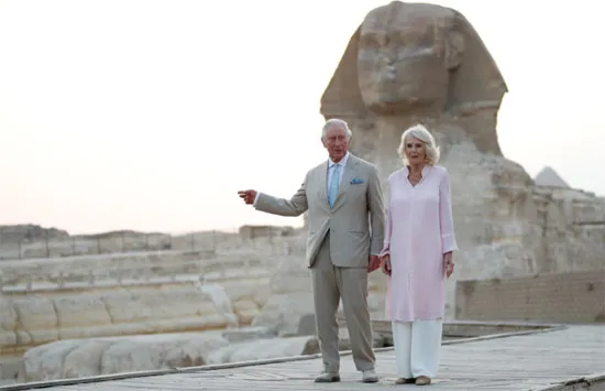 eBlue_economy_زيارة ولي عهد بريطانيا وزوجته للأهرامات وحديثه عن مصر يشجع على زيادة الوفود السياحية الأوروبية