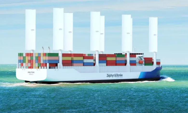 eBlue_economy_Bureau Veritas validates Wind Assisted Propulsion System for a 1,800 TEU Container Vessel
