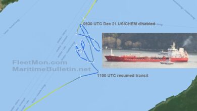 eBlue_economy_Disabled tanker blocked Bosphorus traffic for some 1.5 hours