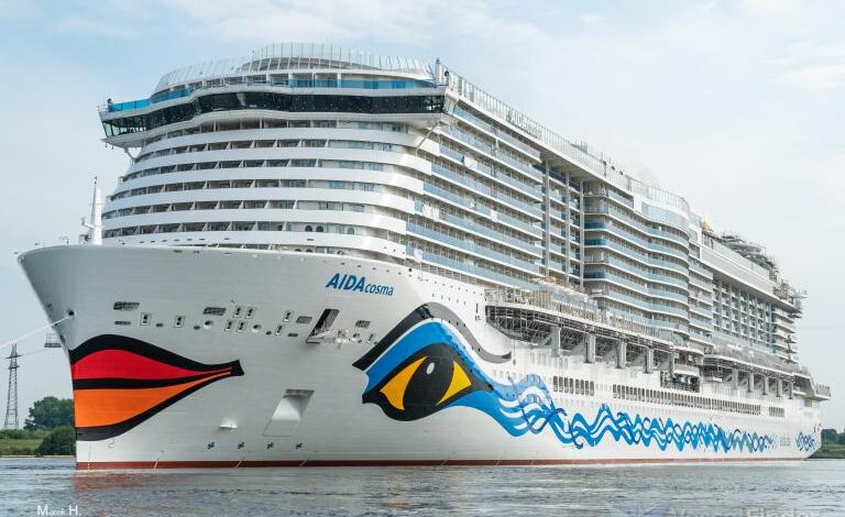eBlue_economy_MEYER WERFT Delivers Cruise Ship AIDAcosma to AIDA Cruises