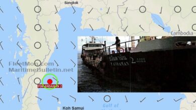 eBlue_economy_Tanker sank in Gulf of Siam, oil leak reported