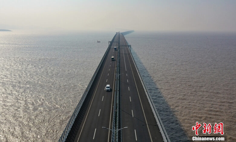 eBlue_economy_افتتاح أكبر جسر رابط بين الجزر في الصين