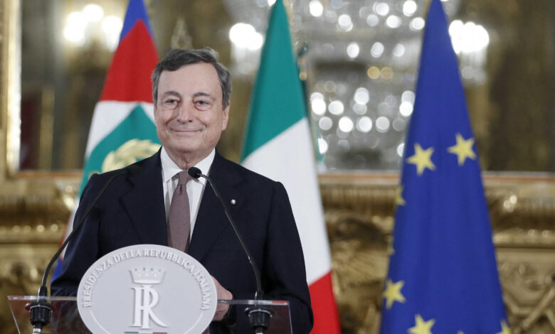 eBlue economy_رئيس الوزراء الإيطالي ماريو دراغي